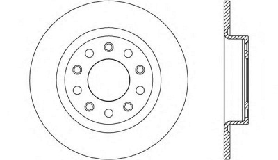 OPEN PARTS bdr261510 -  Тормозной диск